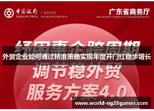 外贸企业如何通过精准策略实现年度开门红稳步增长